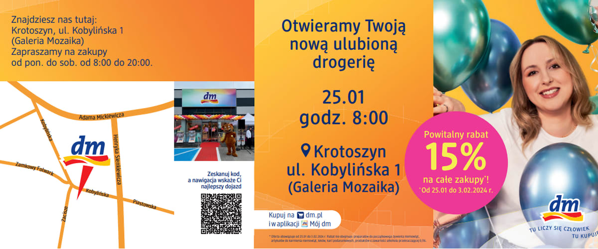 otwarcie drogerii dm
