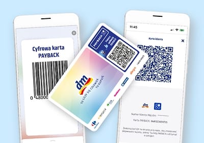Zeskanuj kartę PAYBACK: plastikową lub cyfrową w aplikacji PAYBACK