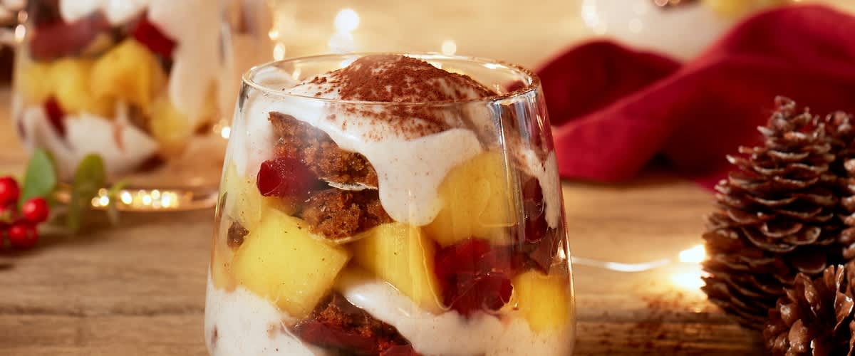 Veganes Bratapfel-Lebkuchen-Tiramisu