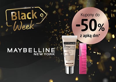 Marka Maybelline New York 50% taniej