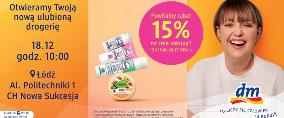 otwarcie drogerii dm