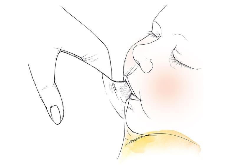 Podsuń sutek dziecku