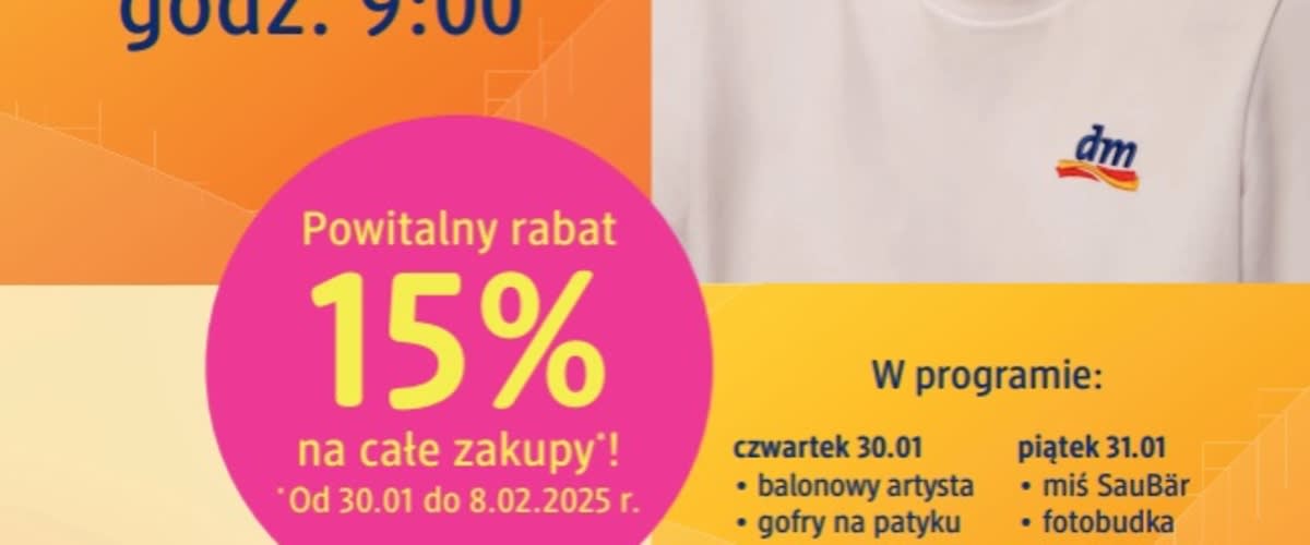 otwarcie drogerii dm