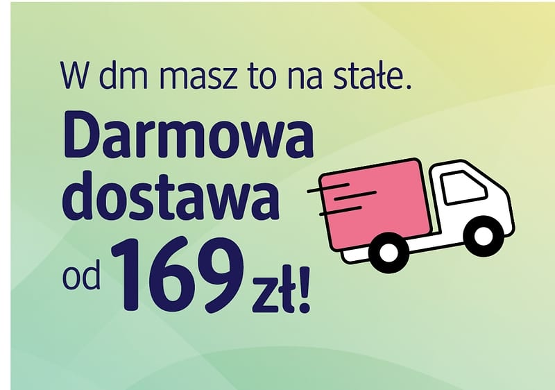 Darmowa dostawa od 169 zł!