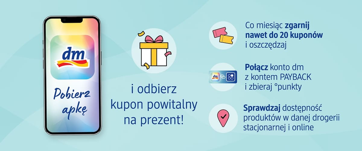 Aplikacja dm: zakupy, kupony i wiele innych korzyści | dm
