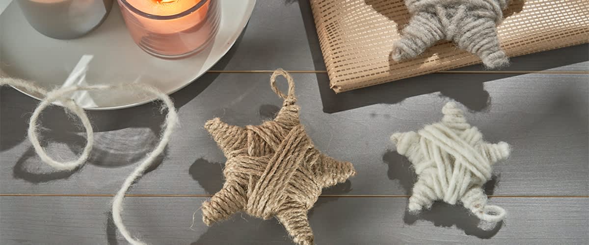 Przytulne zawieszki w kształcie gwiazdek