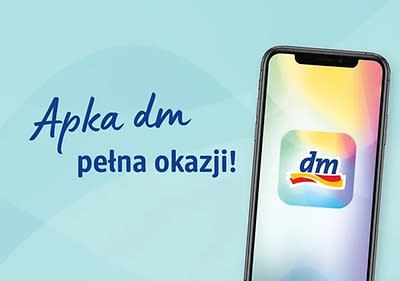Aplikacja dm z nagrodą