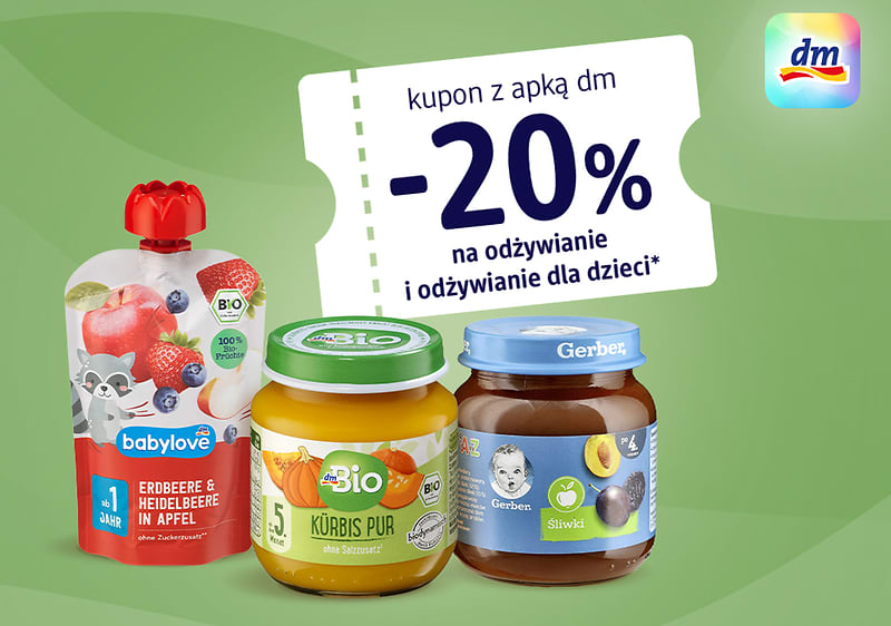 Kupon na całą żywnosć dla dzieci