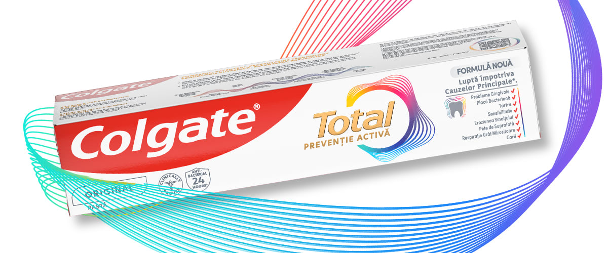 Pastă de dinți Colgate Total cu prevenție activă