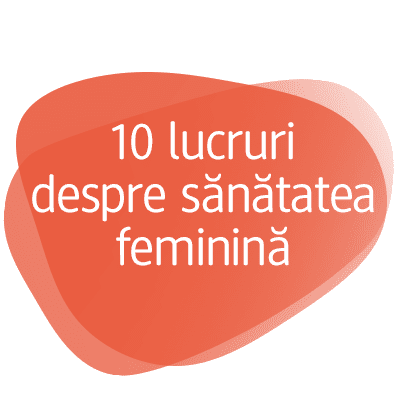 Sănătatea feminină: Text alb pe fundal roșu în formă de inimă cu mesaj despre sănătatea femeilor