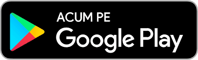 Text alb pe fundal negru cu mesajul Acum pe Google