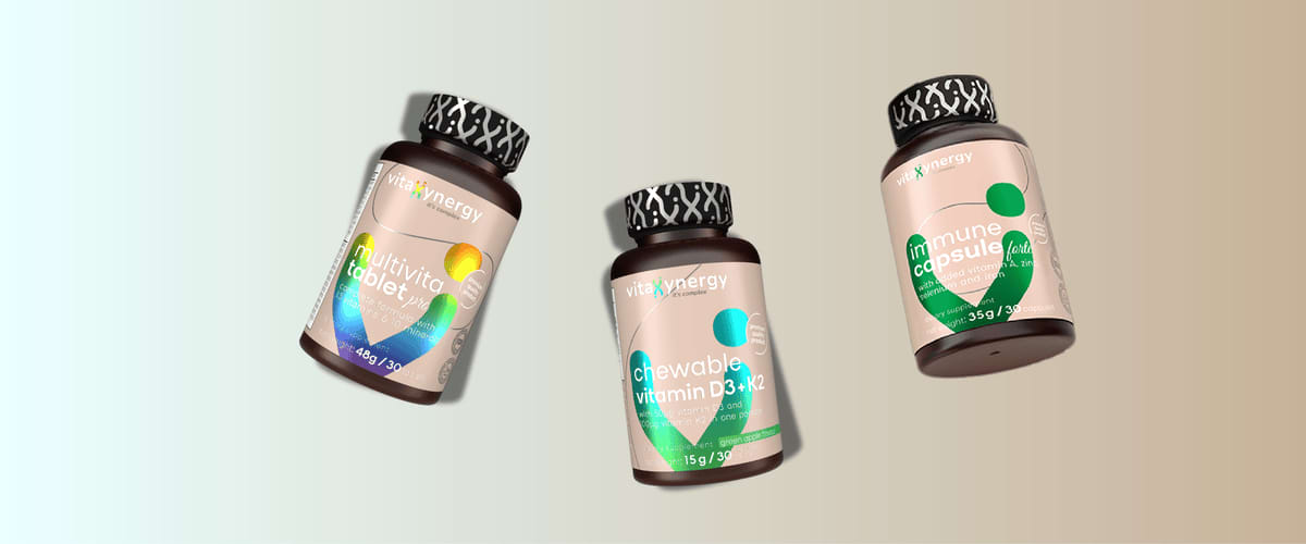 Suplimente alimentare: multivitamine, vitamina D3+K2, capsule imunitate