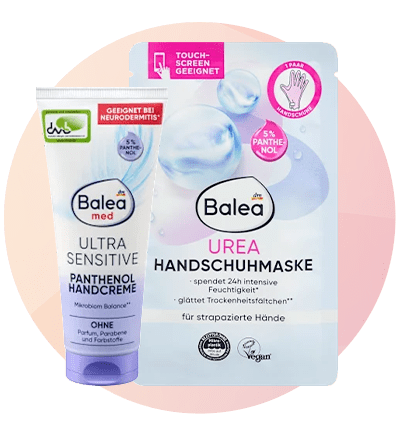 Cremă de mâini și mască pentru mâini Balea Urea Ultra Sensitive