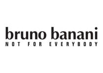 Logo-ul brandului bruno banani cu textul mic „NOT FOR EVERYBODY” sub numele mărcii
