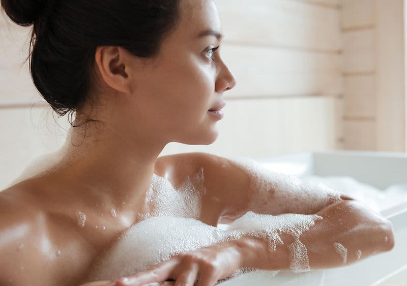 Secretele unei băi relaxante.