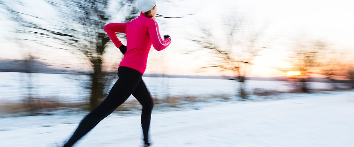 Jogging în timpul iernii