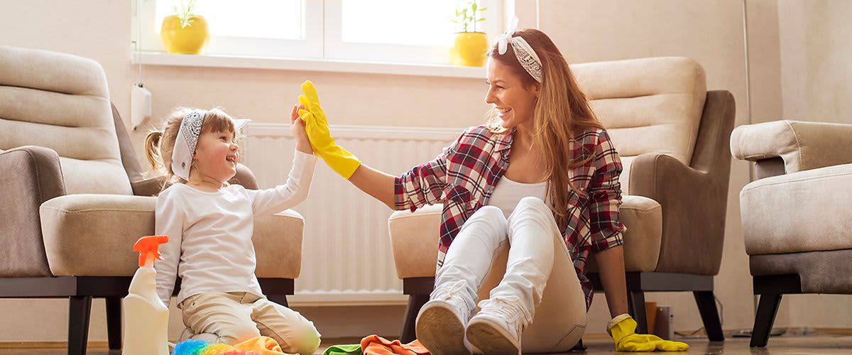 Curățenia de primăvară în doar două zile. 