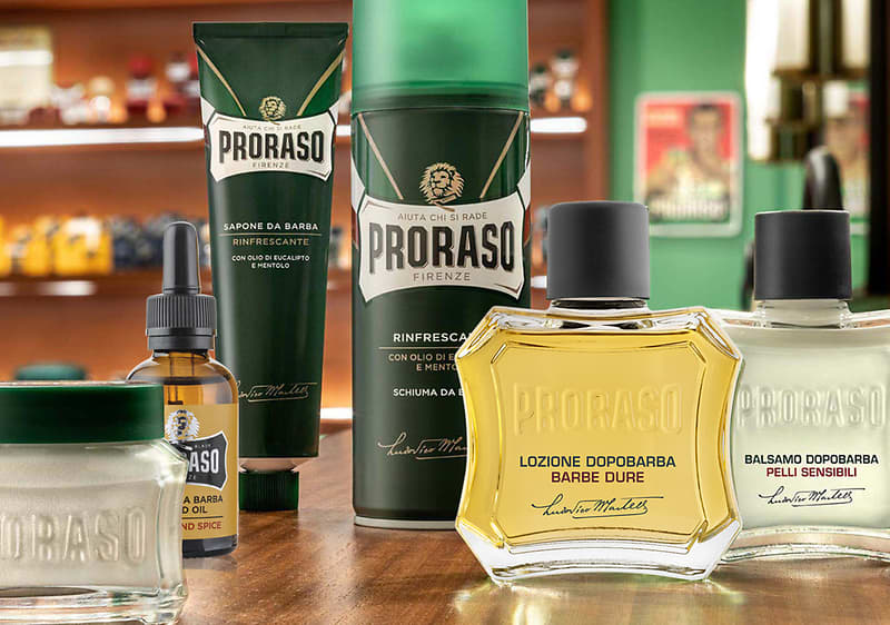 Produse de îngrijire Proraso pentru bărbierit și aftershave
