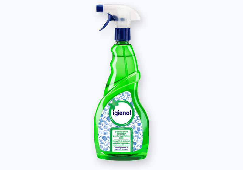 Igienol_Dezinfectant universal cu parfum de măr verde 750 ml