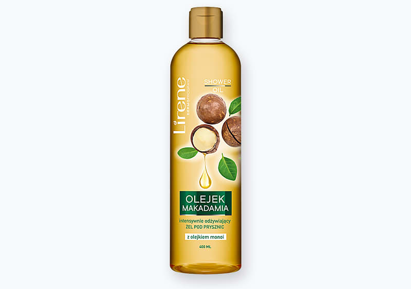 Lirene_Gel de duș cu ulei de macadamia 400ml