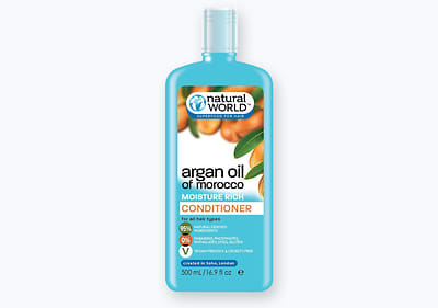 Natural World_Balsam de păr cu ulei de argan marocan 500 ml
