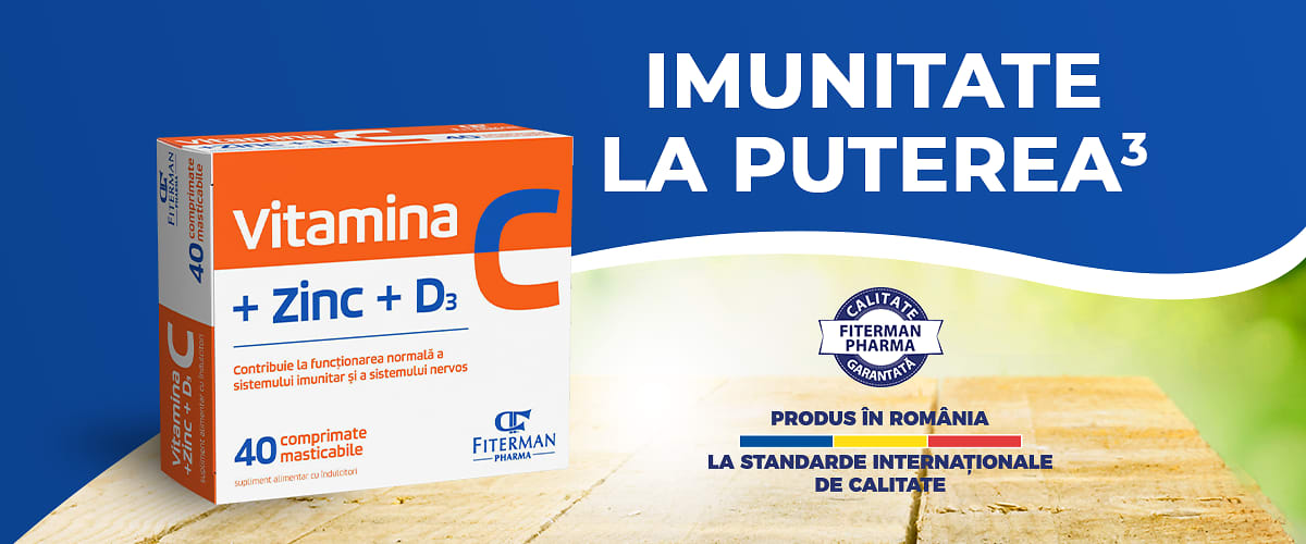 Fiterman Pharma Vitamina C + Zinc + D3