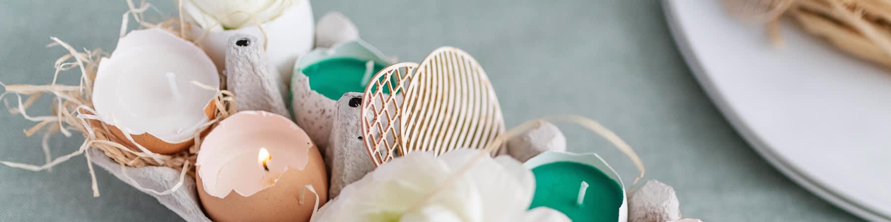 DIY: Lumânări de Paște în coajă de ou