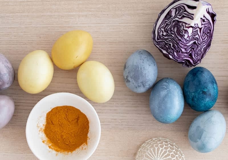 Eierfärben mit Naturfarben