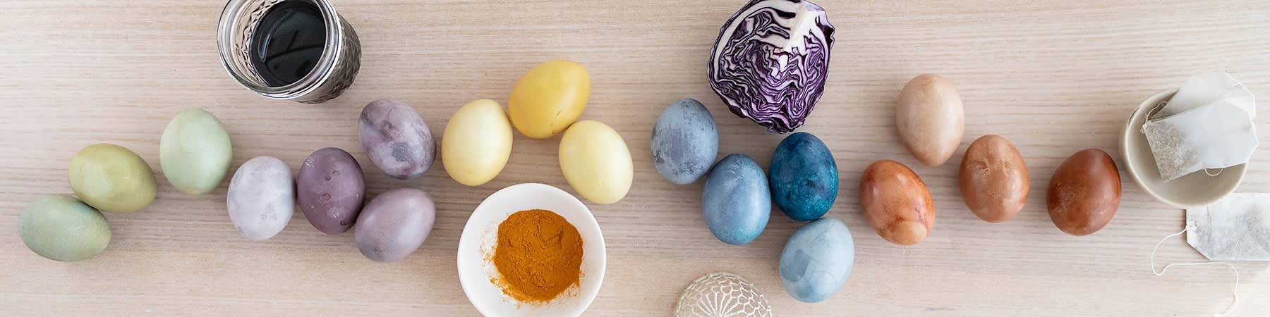 Eierfärben mit Naturfarben