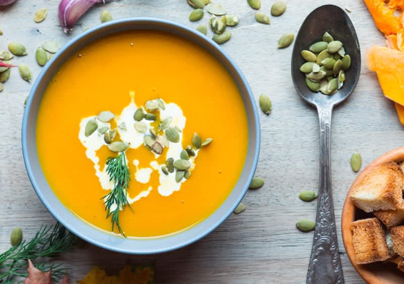 Kürbiscremesuppe