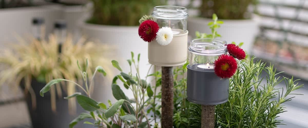 Do it yourself Kerzenleuchte aus Dosen