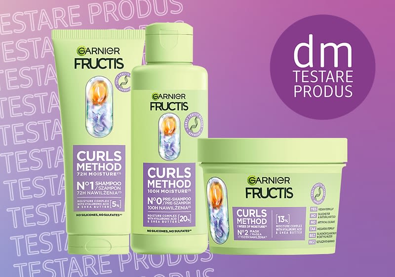 Testați Garnier Fructis Curls Method