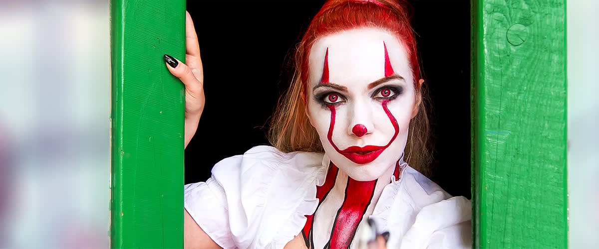 Clown schminken