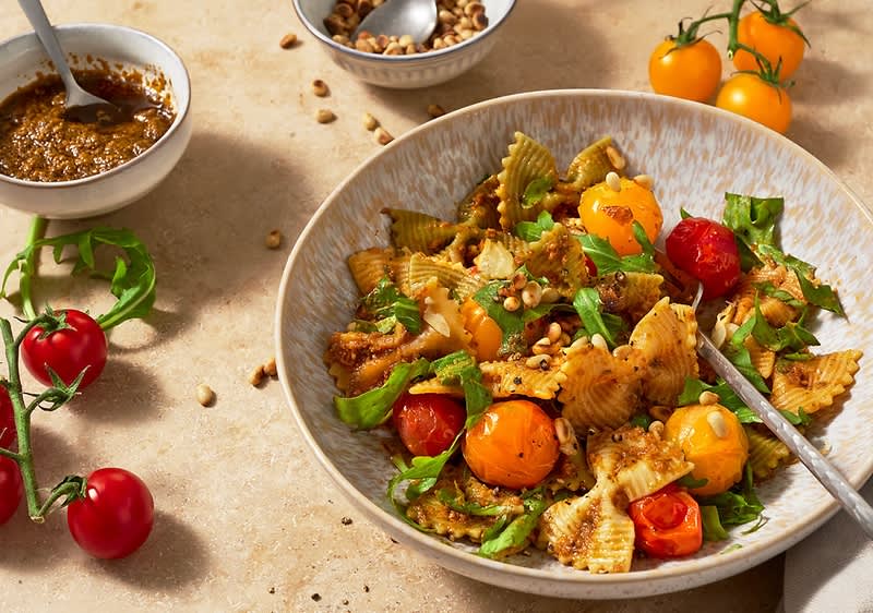 Italienischer Nudelsalat mit Farfalle