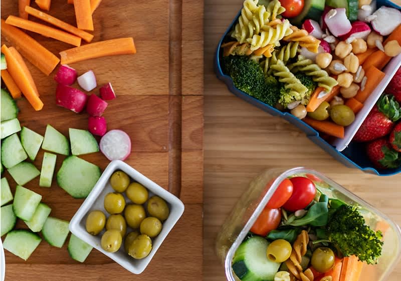 vegan meal prepping