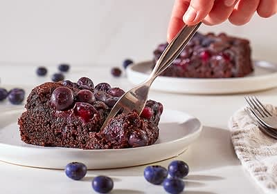 Blaubeerbrownie