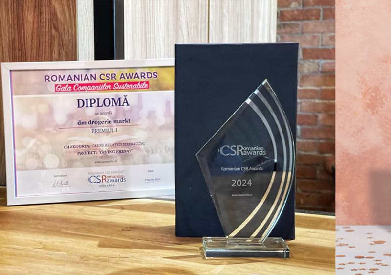 Distincții remarcabile pentru dm drogerie markt România