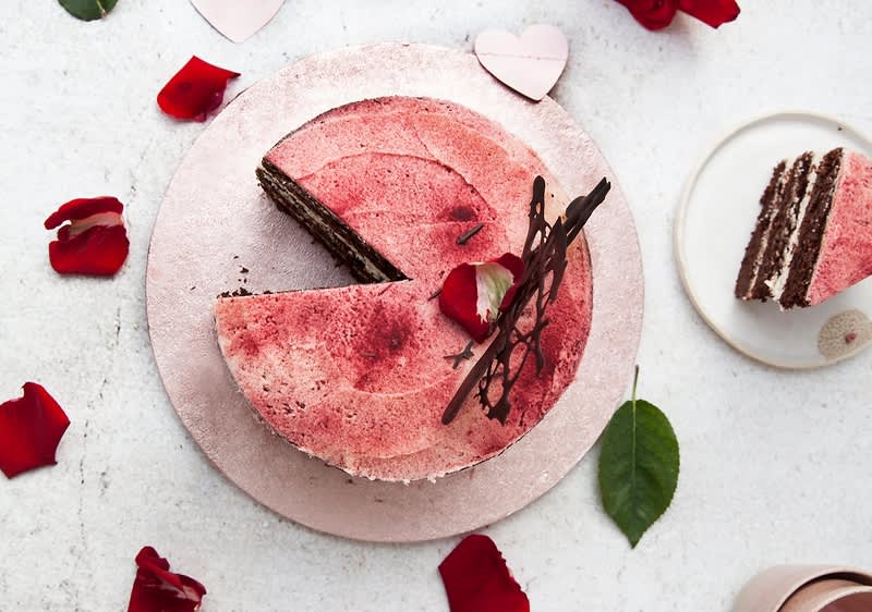Rezept: glutenfreie Schokotorte Valentinstag
