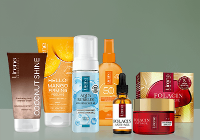 Produse cosmetice Lirene pentru îngrijirea pielii și protecție solară