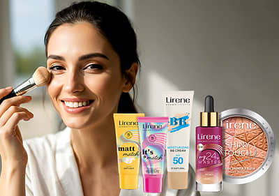 Produse cosmetice Lirene: fond de ten, BB cream, pudră, ruj și cremă matifiantă