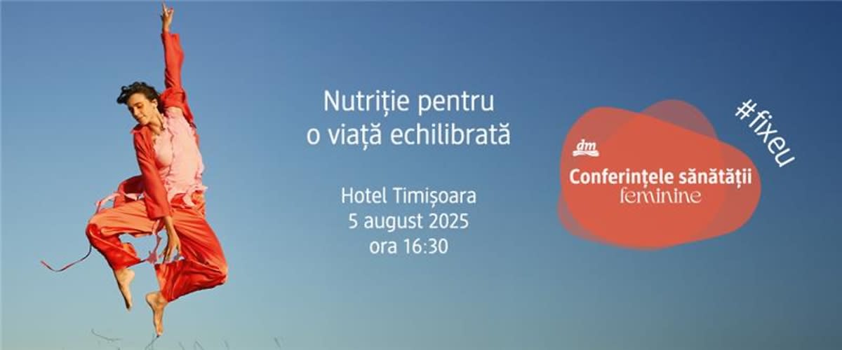 Nutriție pentru o viață echilibrată cu persoană sărind în aer în costum roșu