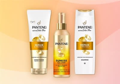 Produse Pantene pentru îngrijirea părului: șampon, balsam și mască keratină