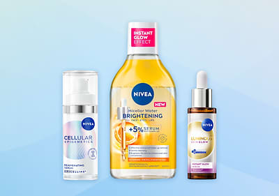Produse Nivea pentru îngrijirea pielii: apă micelară, ser și cremă