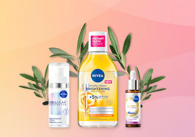 Produse Nivea pentru îngrijirea pielii: apă micelară, ser și cremă