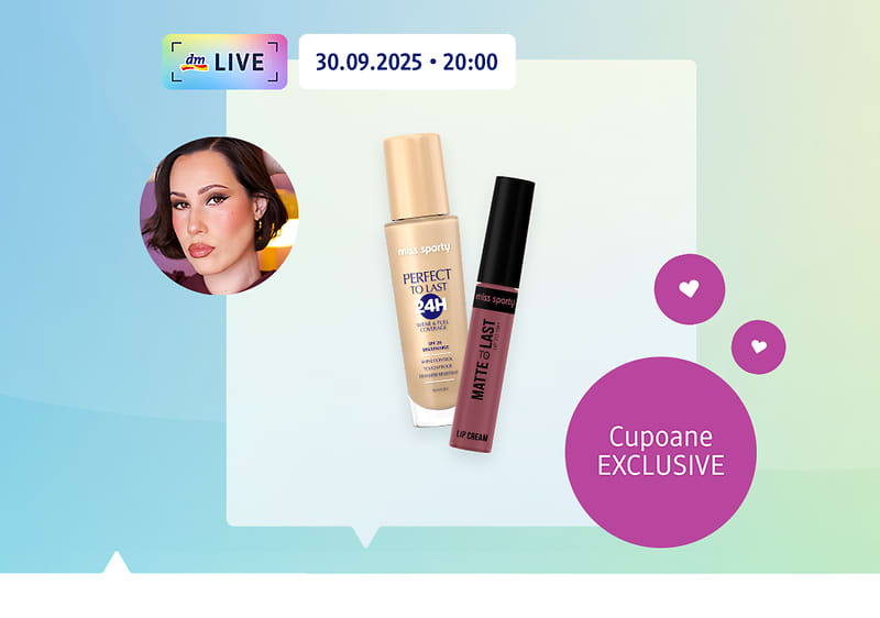 Produse cosmetice cu fond de ten și ruj, cupoane exclusive și detalii eveniment