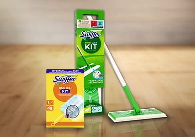 Kit Swiffer pentru curățare podele și praf