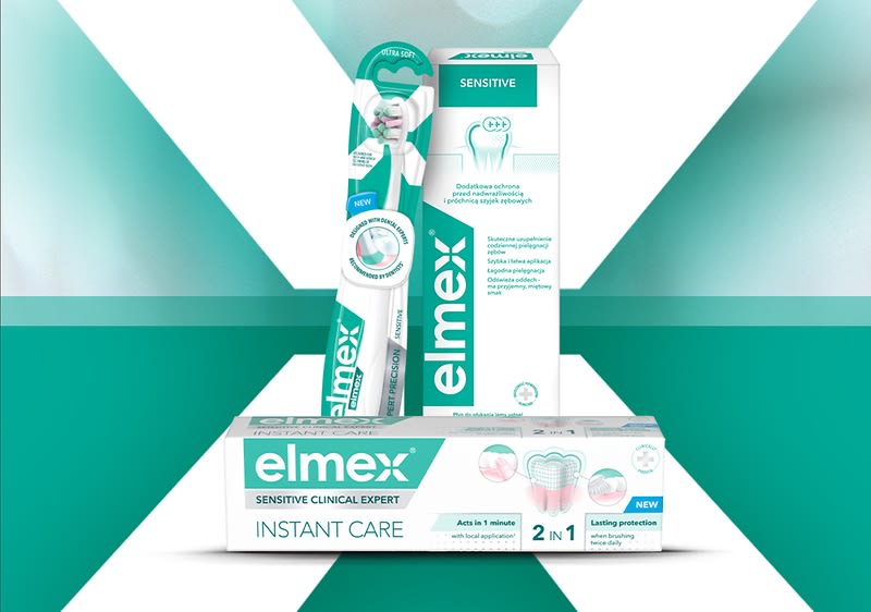 Produse Elmex pentru îngrijirea dinților sensibili