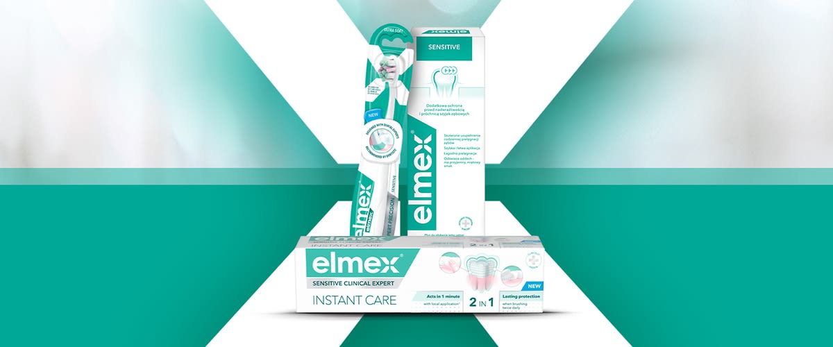 Produse Elmex pentru îngrijirea dinților sensibili