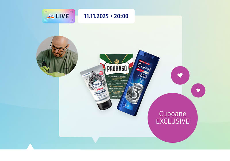 Cupoane exclusive pentru produse de îngrijire personală