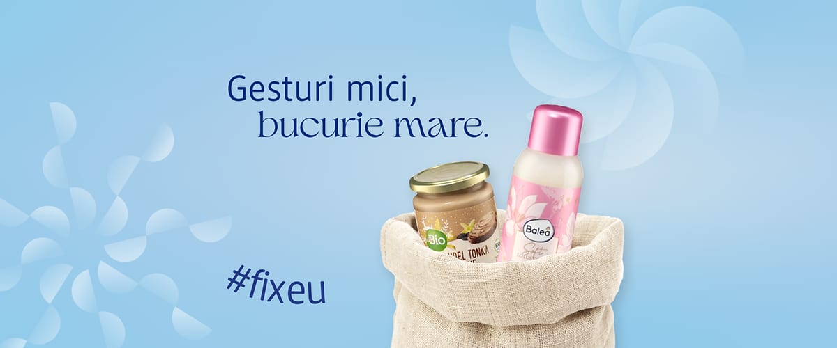 Cadou cu miere și spray de corp în sac de pânză